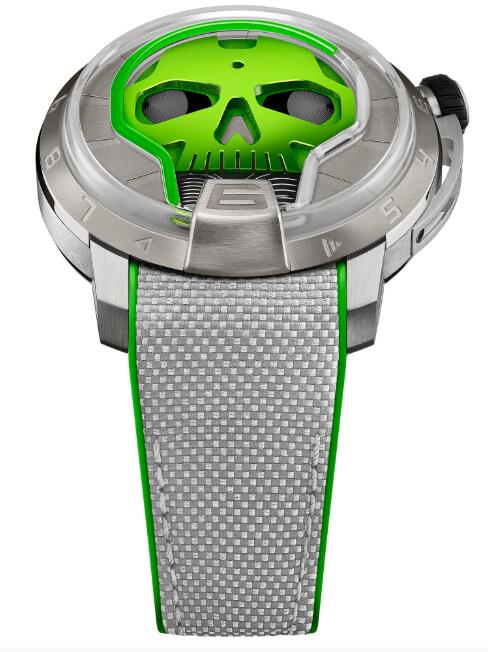Replica HYT Skull 48.8 Green Men S48-TT-34-RF-RA watch